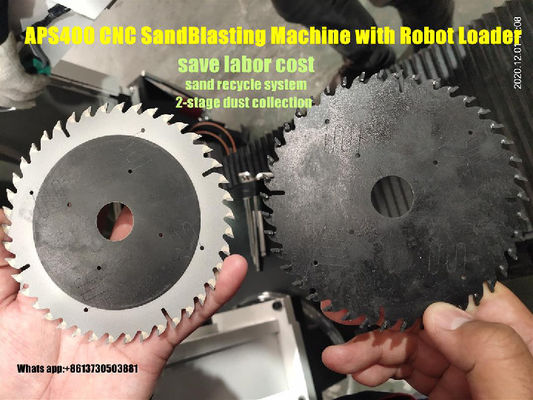 CNC-Sandstrahmaschine mit Roboter