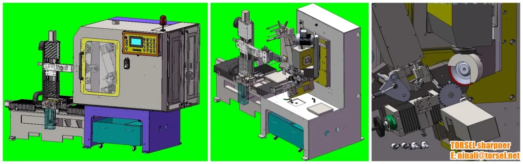 ATZ400 / ATZ500 CNC-Funktion TCT Oberkreissäge-Schleifmaschine mit Ladegerät 6